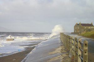 Storm at Seacroft farm, Dubmill Point The Fresh and the Salt - Ann Lingard, UK