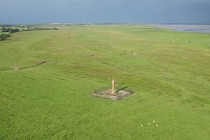 The monument to Edward I, Burgh Marsh The Fresh and the Salt - Ann Lingard, UK